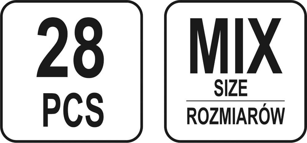 YATO ZACISKI KABLOWE KROKODYLKI 28szt.