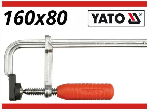 YATO kaltiniai dailidės spaustuvai 80 x 160 mm 6401