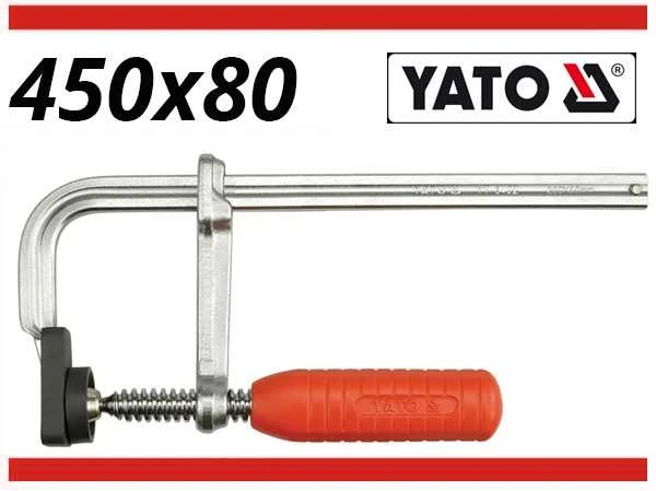 YATO kaltiniai dailidės spaustuvai 80 x 450 mm 6405