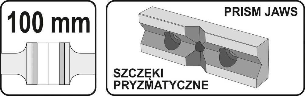 Yato Toya Sa Poland Spaustuvai mašininiai | 100 mm (YT-65072)