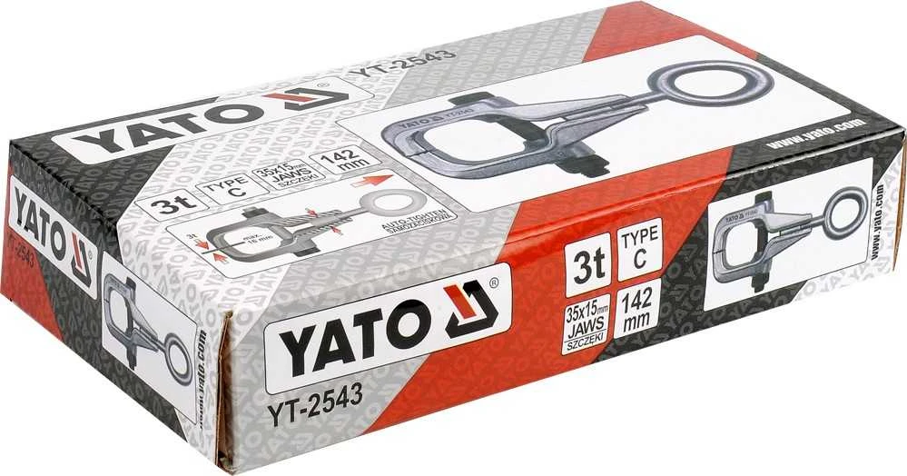 YATO KLAMRA BLACHARSKA SAMOZACISKOWA 2543
