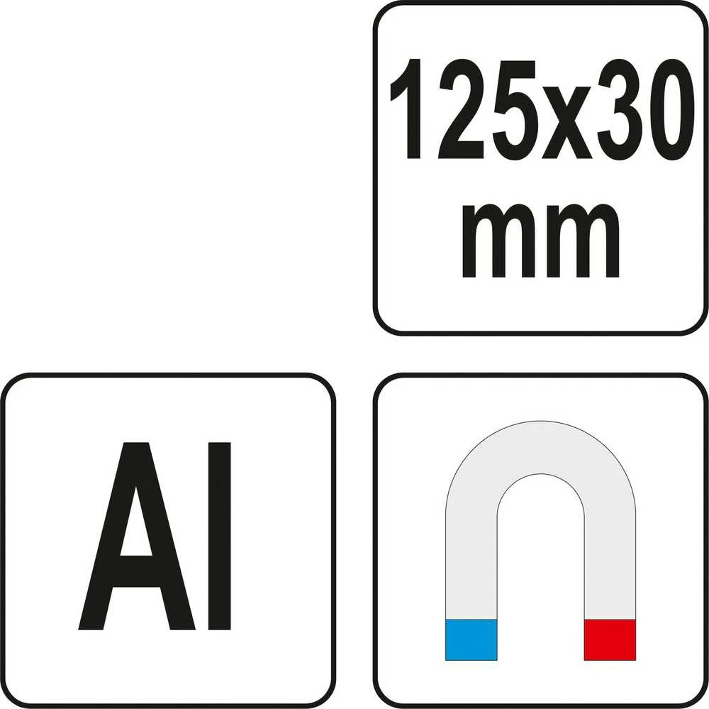 Yato Toya Sa Poland Spaustuvų lūpų apsaugos gumuotos | Aliuminis | 125 mm | 2 vnt. (YT-65002)