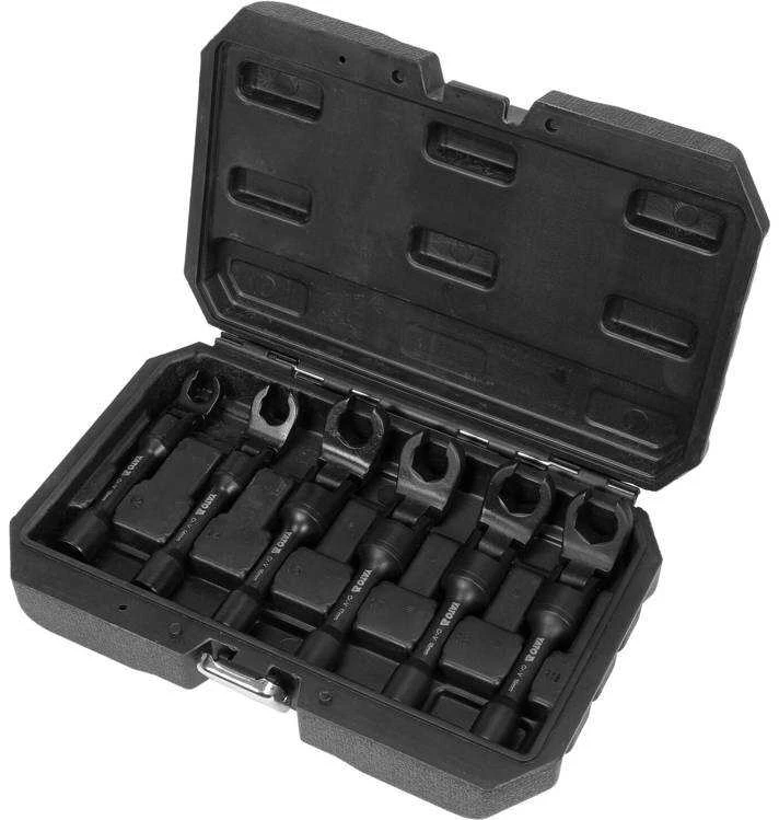 Yato Toya Sa Poland Specialių galvučių rinkinys | šarnyrinės | varnos koja | 10 mm (3/8") | 12 - 19 mm (YT-01440)