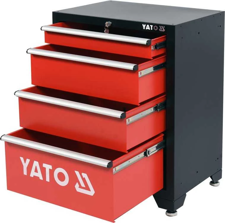 Yato Toya Sa Poland Spintelė dirbtuvėms | 4 stalčiai | 66 x 45.7 x 86.3 cm (YT-08933)