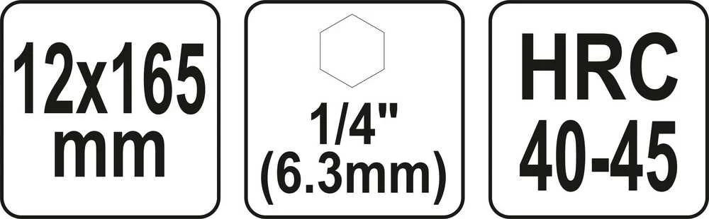 Toya Sa Poland Spiralinis grąžtas medžiui | su hex (1/4") galu | 12 mm (YT-44681)