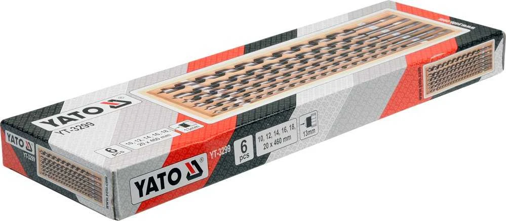Grąžtas Yato Toya Sa Poland Sraigtinių grąžtų rinkinys | 460 mm | FI-10-20 mm | 6 vnt (YT-3299)