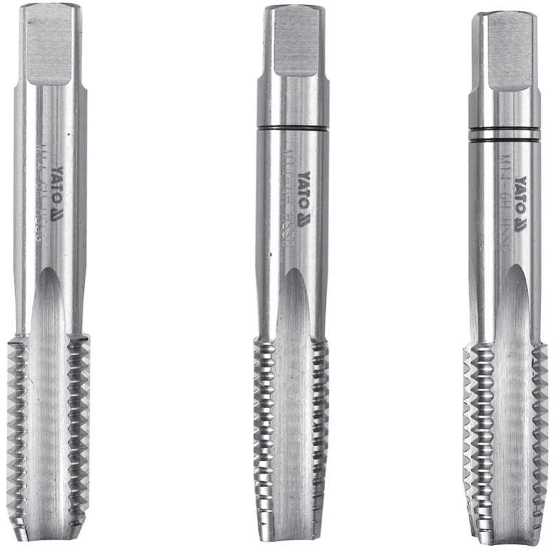 YATO Sriegiklis RĘCZNY M5 x 0,8 kpl. 3 vnt.. HSS M2 2932