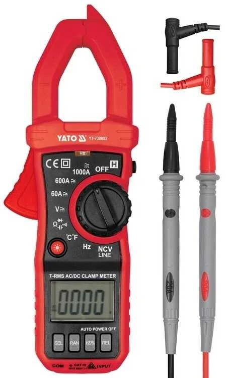 Toya Sa Poland Srovės matavimo replės | TRUE RMS AC/DC 10MA - 1000A (YT-730933)