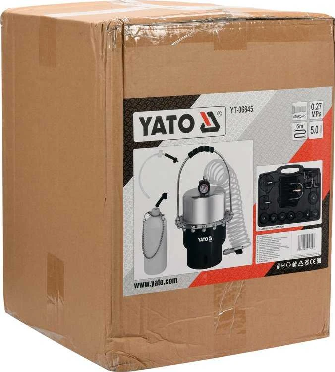 Yato Toya Sa Poland Stabdžių sistemos nuorinimo prietaisas su adapteriais | 17 vnt. (YT-06845)