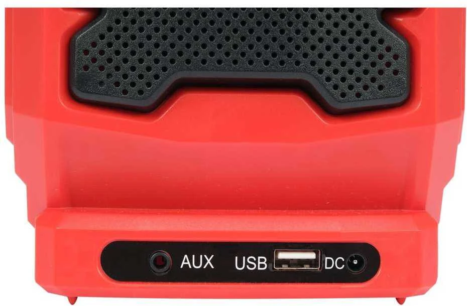 Yato Toya Sa Poland Statybinis radijas – 18 V akumuliatorius + 230 V, FM/AM/Bluetooth/AUX (YT-82940)