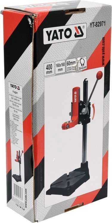 Yato Gręžimo stovas su vertikaliu kampo reguliavimu YT-82971 43mm 400mm