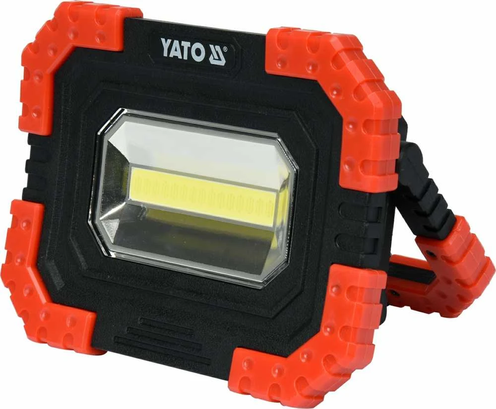 YATO LED PRIEKINIS ŽIBINTAS. Nešiojamas 10W COB 680LM