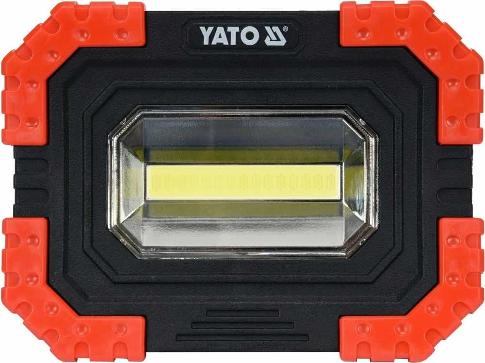 YATO LED PRIEKINIS ŽIBINTAS. Nešiojamas 10W COB 680LM