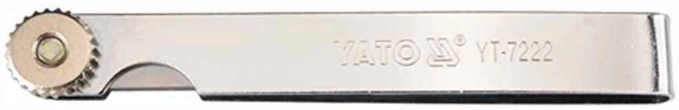 YATO SZCZELINOMIERZ 100mm 10 LISTKÓW 0.05-0.5mm 7222