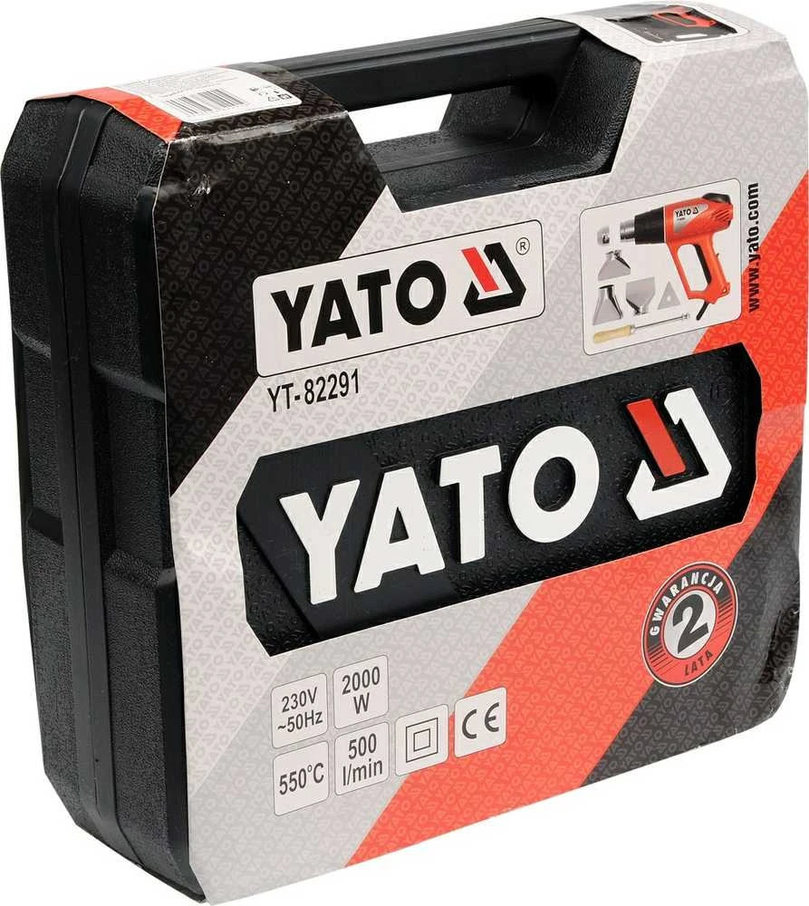 YATO techninis fenas 70~550°C 2000W su 4 antgaliais YT-82291