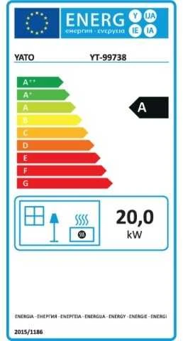 Toya Sa Poland Tepalinis šildytuvas | 20 kW (YT-99738)