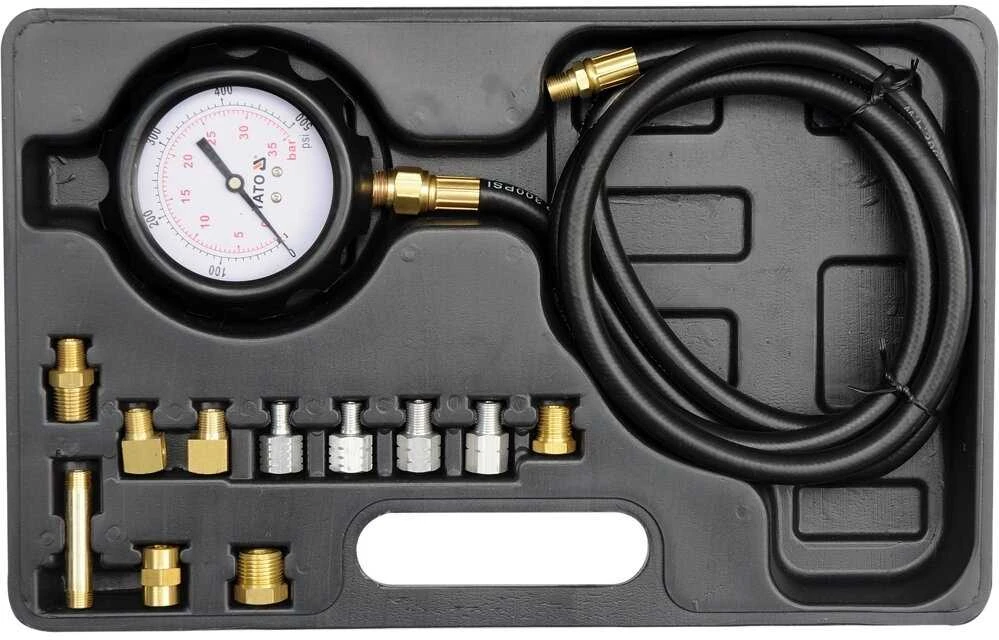 YATO ALYVOS SLĖGIO MATUOKLIS 0-500PSI