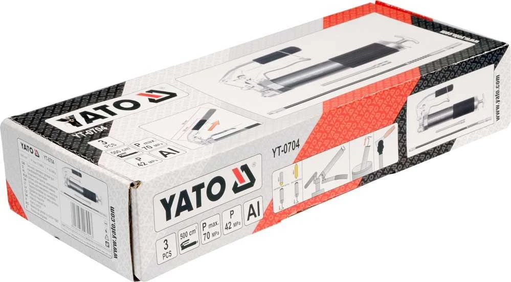 YATO Dviejų krypčių operacijos tepalo pistoletas 0,5 L