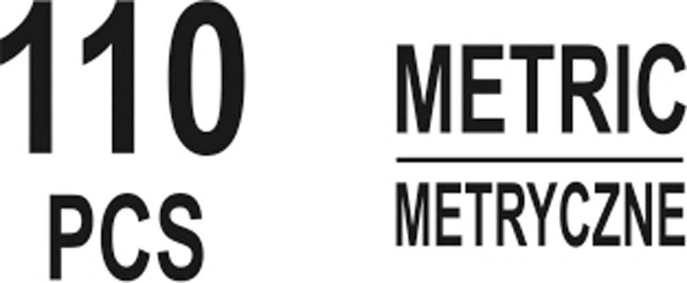 YATO SMAROWNICZKI KALAMITKI METRYCZNE 110szt.