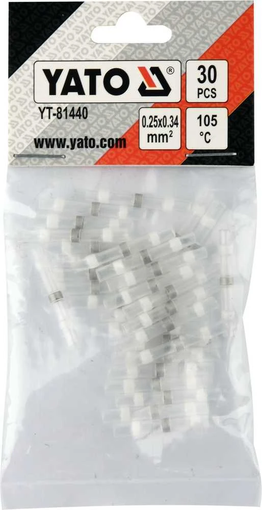 Yato Toya Sa Poland Termo gilzių / movų rinkinys | su alavu | 1.7 mm | 30 vnt. (YT-81440)
