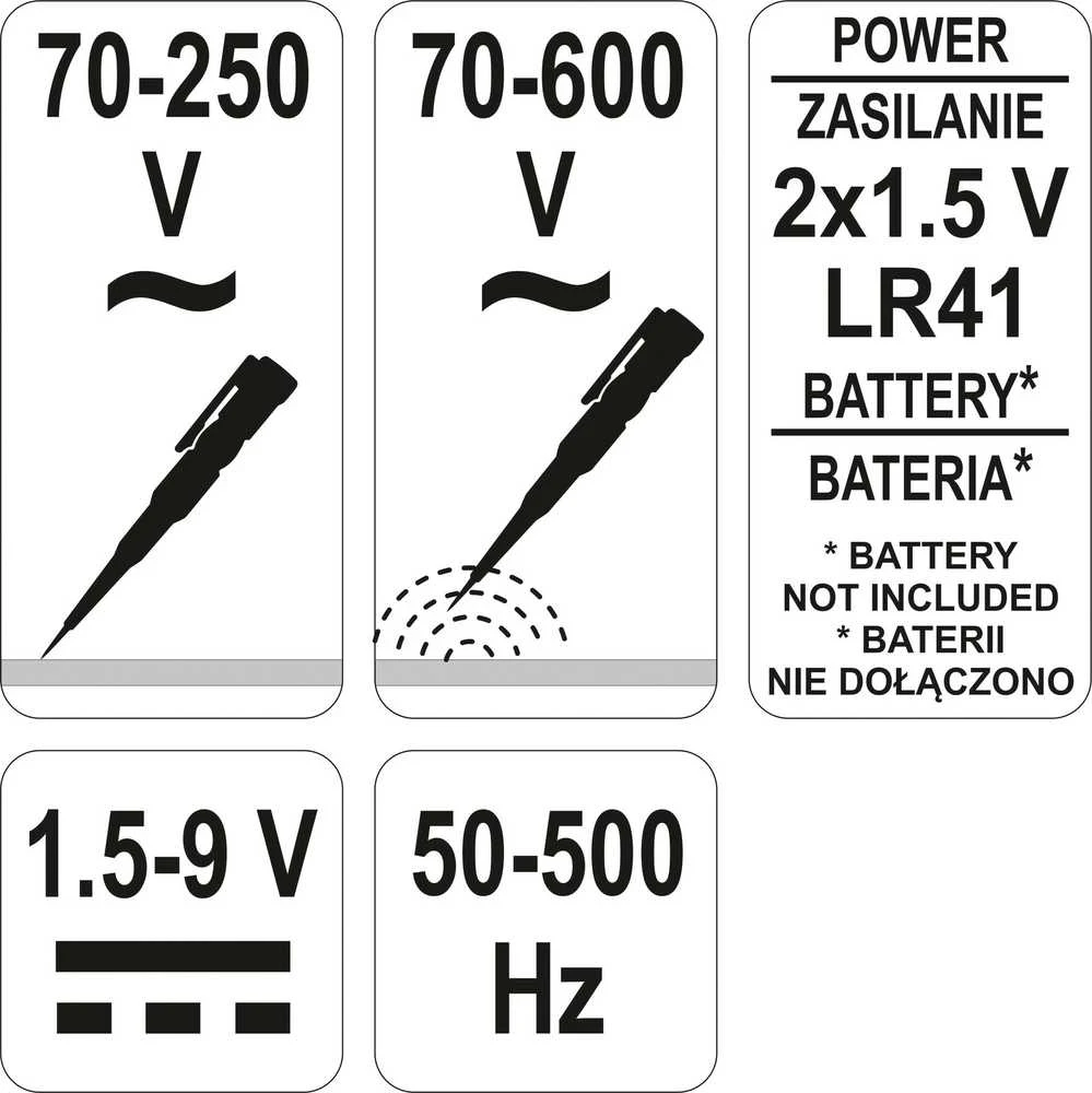 Yato „Toya Sa Poland“ testeris | 70–250 voltų (YT-2864)
