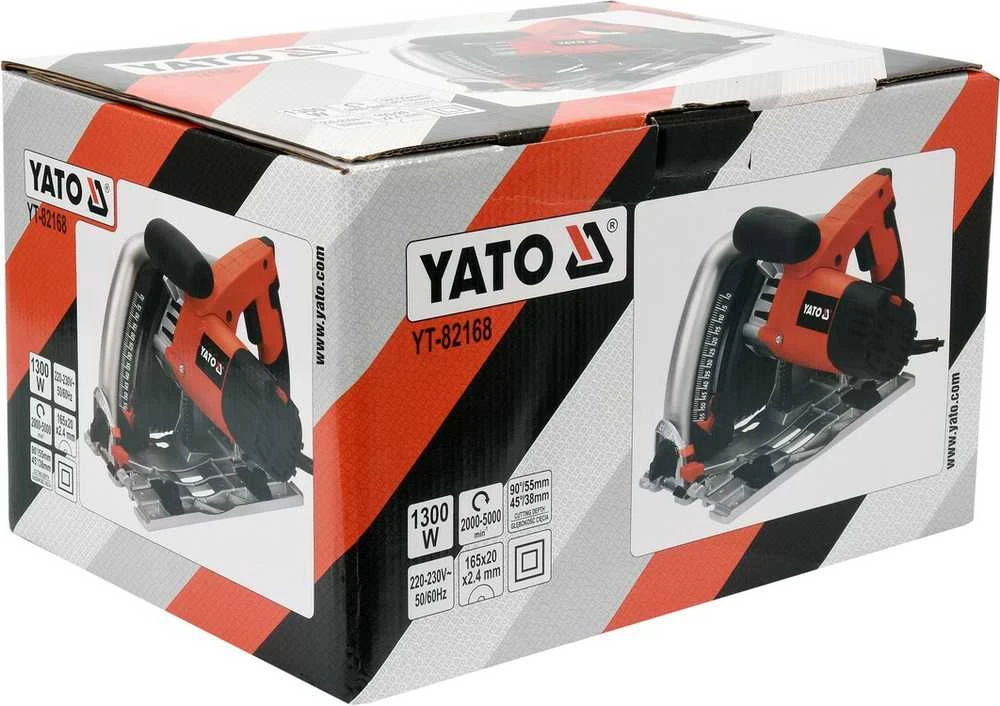 Toya Sa Poland Tikslus pjovimo pjūklas dailidės darbams 1300W | 165 mm (YT-82168)