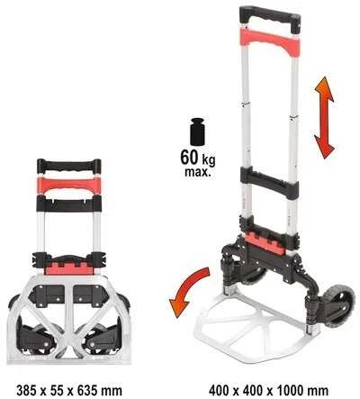 Yato Toya Sa Poland Transportavimo vežimėlis | keliamoji galia 60 kg (YT-37410)