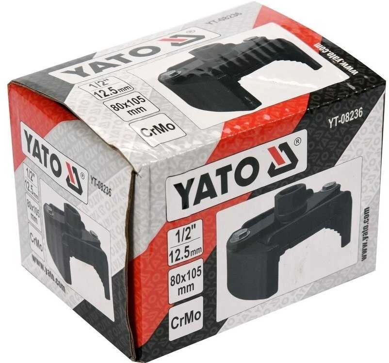Yato Toya Sa Poland Universalus alyvos filtro raktas | 12,5 mm (1/2") | 80 mm - 105 mm (YT-08236)