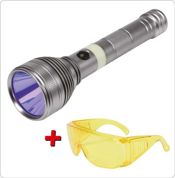 Yato Toya Sa Poland UV žibintuvėlis akumuliatorinis | LI-ION 3.7V | 1500 mAh + akiniai (YT-08588)