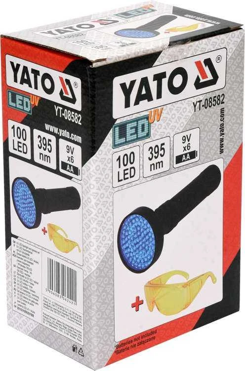 YATO UV 100 LED žibintuvėlis + AKINIAI