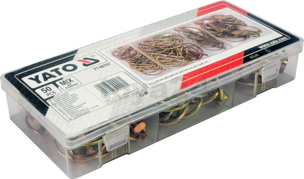 YATO Rinkinys SAUGA SU RATU 50 vnt.
