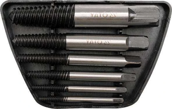 Grąžtas Toya Sa Poland YATO Rinkinys VARŽTAI SULŪŽUSIEMS VARŽTAMS / VERŽLĖMS 6 vnt. 0590