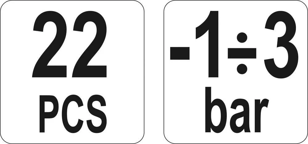 YATO VAKUUMINIS-SLĖGINIS SIURBLYS + PRIEDAI 22 vnt. 0674