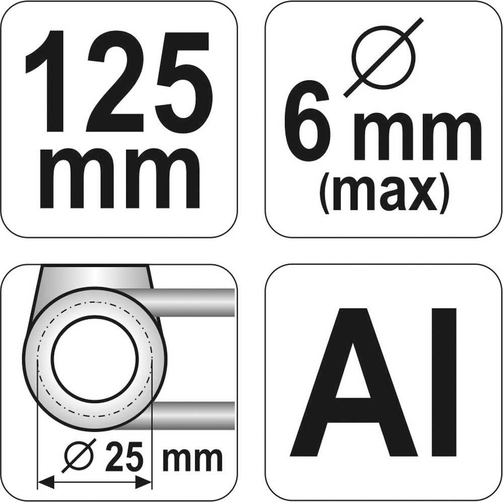 YATO stabdžių vamzdžių lenkimo mašina MAX. 6 mm