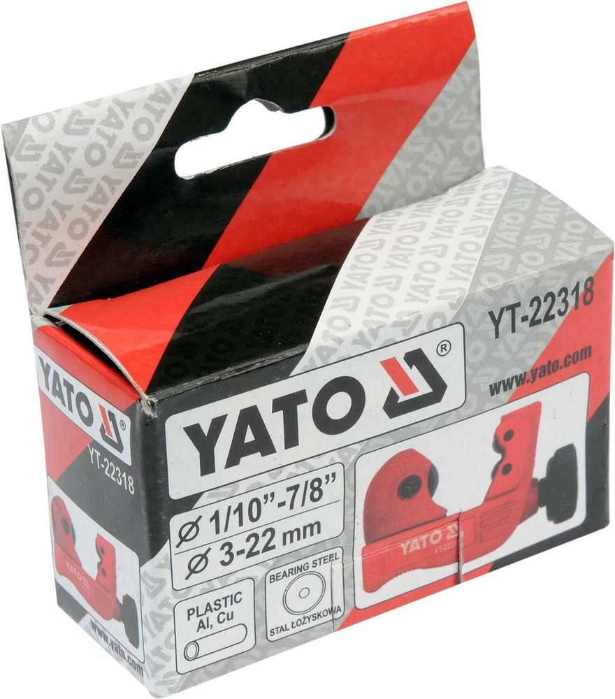 Yato Toya Sa Poland Vamzdelių pjoviklis mini | 3-22 mm (YT-22318)