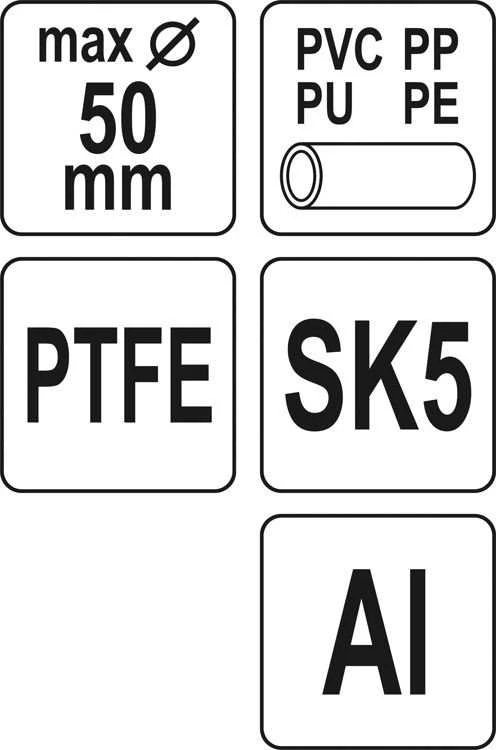 Yato Toya Sa Poland Vamzdžio pjoviklis | PTFE | 0-50 mm (YT-22272)