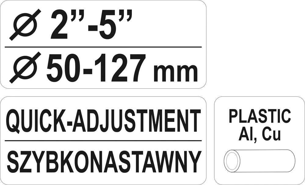 Yato Toya Sa Poland Vamzdžių pjoviklis | 50-127 mm (YT-2235)