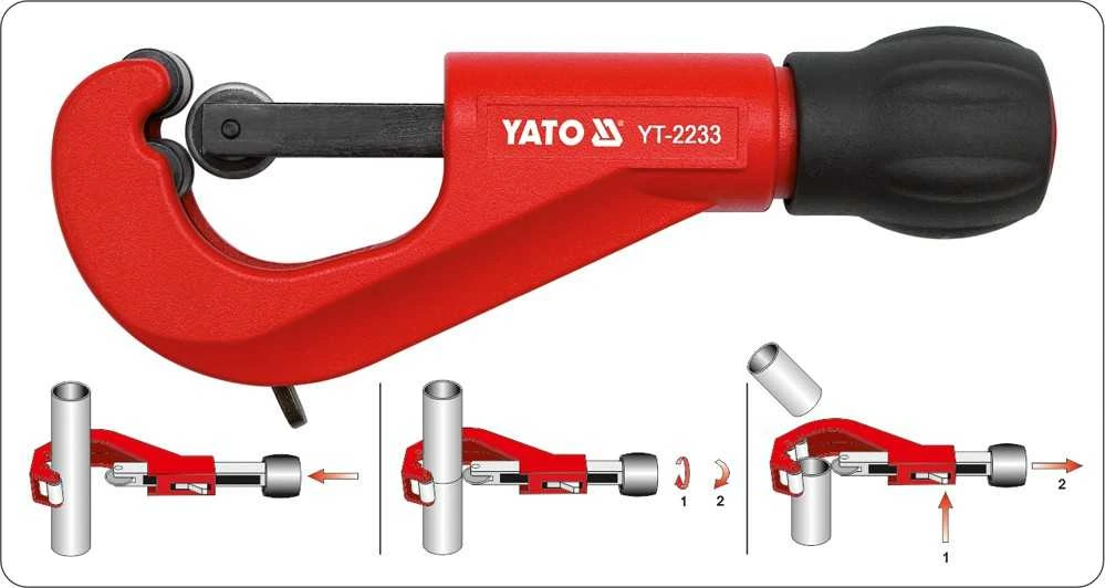 Žirklės PVC vamzdžiams Yato YT-2233; 6-45 mm