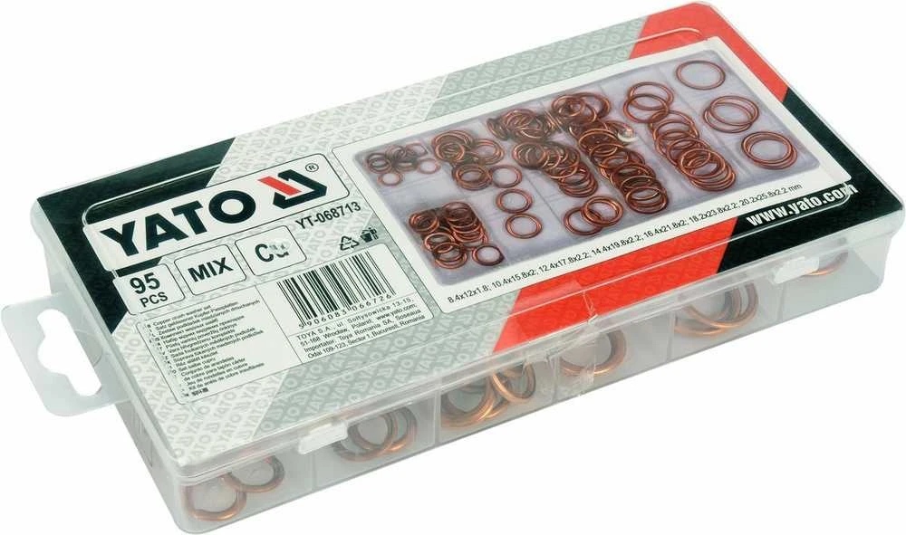 YATO PODKŁADKI MIEDZIANE DMUCHANE 95szt.