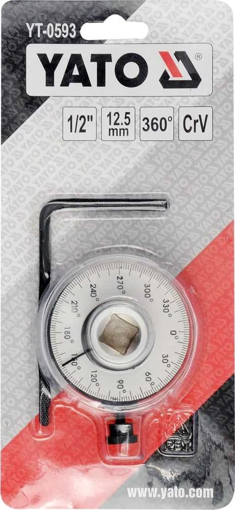 YATO KĄTOMIERZ DO DOKRĘCANIA ŚRUB 1/2" 360`