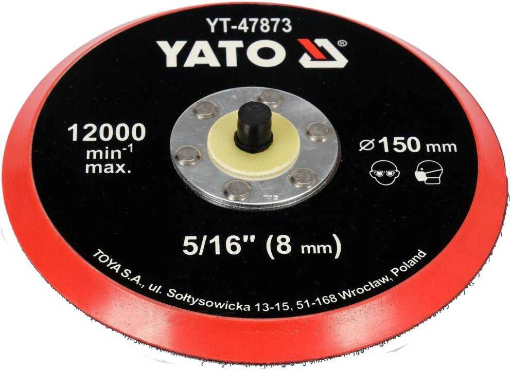 Toya Sa Poland YATO DISKAS / POLIRAVIMO PLOKŠTELĖ SU VELCRO 150mm 5/16"