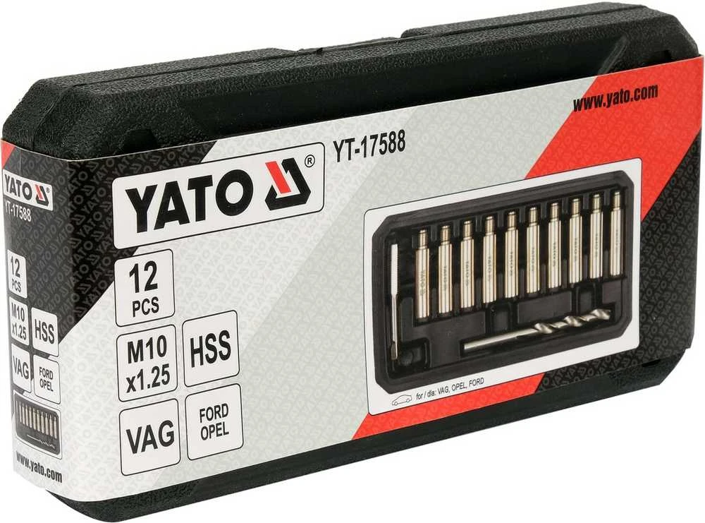 Yato Toya Sa Poland Vidinio sriegio kreipiamųjų varžtų rem. komplektas | VAG, Ford, Opel stabdžiams (YT-17588)