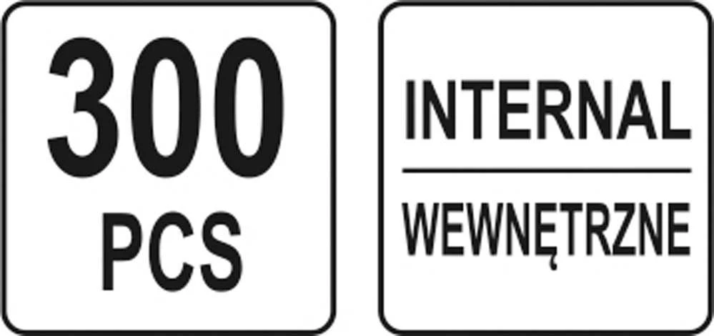 YATO PIERŚCIENIE SEGERA WEWNĘTRZNE 300szt.