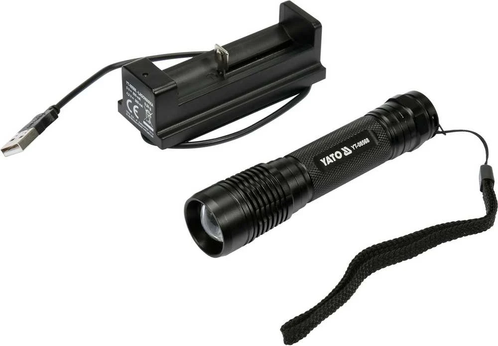 Yato Toya Sa Poland Žibintuvėlis XP-G3 CREE 6W Akumuliatorinis (YT-08568)