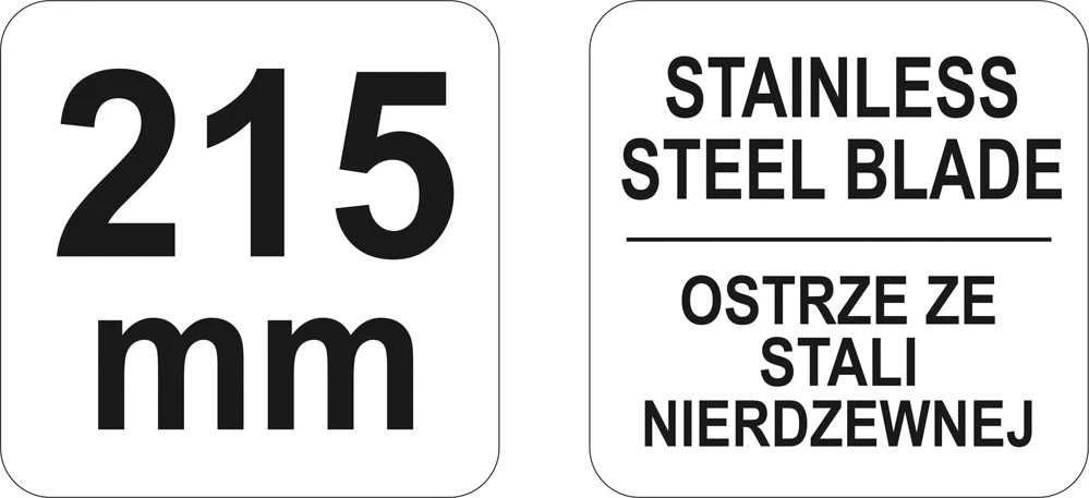YATO SIUVĖJO ŽIRKLĖS 215 mm 19765