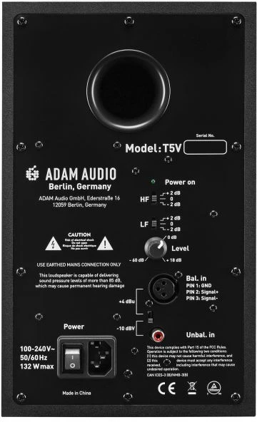 Kompiuterio kolonėlės ADAM Audio Sub8 – aktyvus žemųjų dažnių garsiakalbis