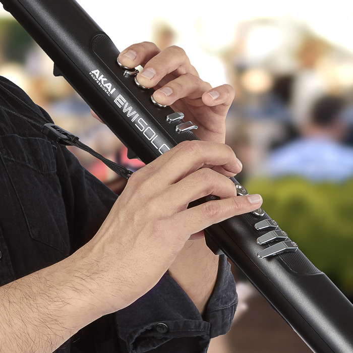 AKAI EWI SOLO Electronic wind instrument USB MIDI Juodas