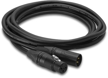 Hosa Technology CMK-010AU garso kabelis 3,05 m XLR (3-pin) Juoda