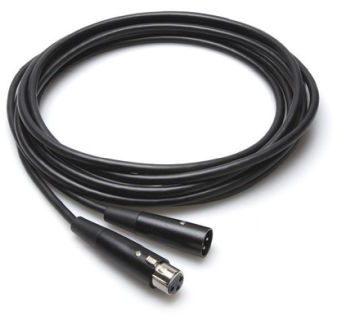 Kabelis Hosa XLR - XLR 1.5m juoda (MBL-105)