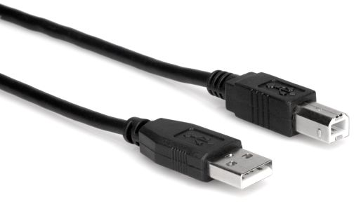 USB Hosa USB-A – USB-B laidas 3 m juodas (USB-210AB)